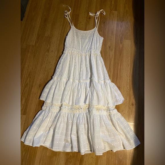 Rachel Antonoff White Eyelet Lace Dress - Picture 1 of 4